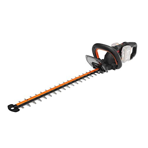 WORX WG286E.9 - Nitro Taille-Haies sans Fil 40V (2 * 20V), Lame de 58 cm, ⌀27 mm (Livré sans Batterie ni Chargeur, Moteur brushless, Lames à Double Action, poignée arrière pivotante)